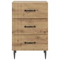 vidaXL Κομοδίνο Artisan Δρυς 43 x 41 x 66,5 εκ. Επεξεργασμένο Ξύλο