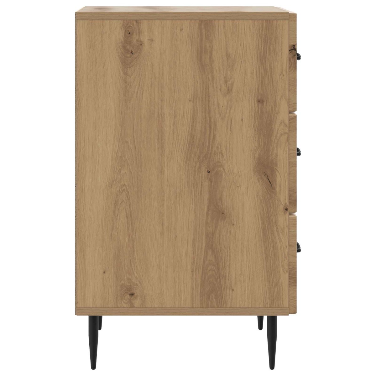 vidaXL Κομοδίνο Artisan Δρυς 43 x 41 x 66,5 εκ. Επεξεργασμένο Ξύλο
