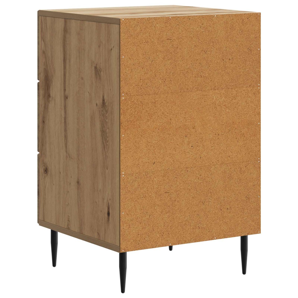 vidaXL Κομοδίνο Artisan Δρυς 43 x 41 x 66,5 εκ. Επεξεργασμένο Ξύλο
