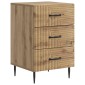 vidaXL Κομοδίνο Artisan Δρυς 43 x 41 x 66,5 εκ. Επεξεργασμένο Ξύλο