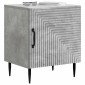 vidaXL Κομοδίνο 2 τμχ. Γκρι Σκυροδέματος 43 x 34,5 x 50 εκ