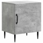 vidaXL Κομοδίνο 2 τμχ. Γκρι Σκυροδέματος 43 x 34,5 x 50 εκ