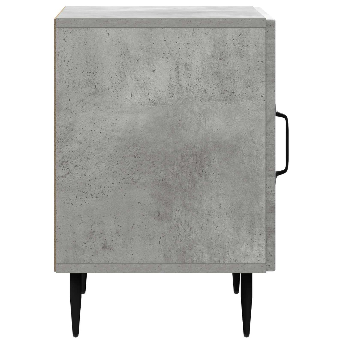 vidaXL Κομοδίνο 2 τμχ. Γκρι Σκυροδέματος 43 x 34,5 x 50 εκ
