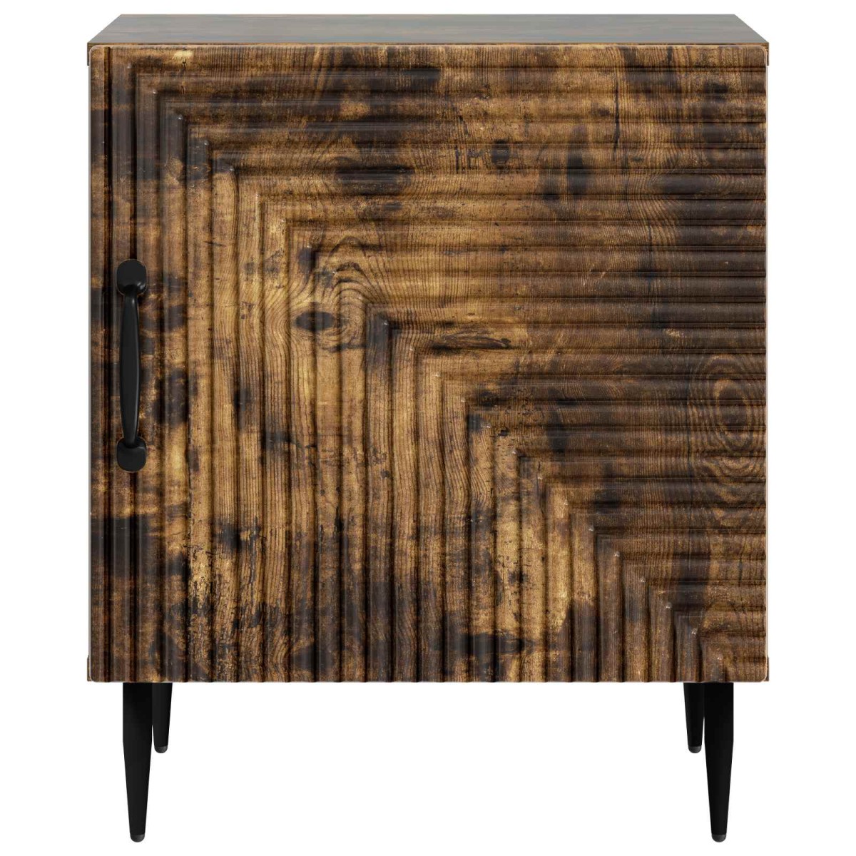 vidaXL Κομοδίνο Καπνισμένο Ξύλο Δρυός 43 x 34,5 x 50 εκ