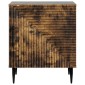 vidaXL Κομοδίνο 2 τμχ. Καπνισμένο Ξύλο Δρυός 43 x 34,5 x 50 εκ