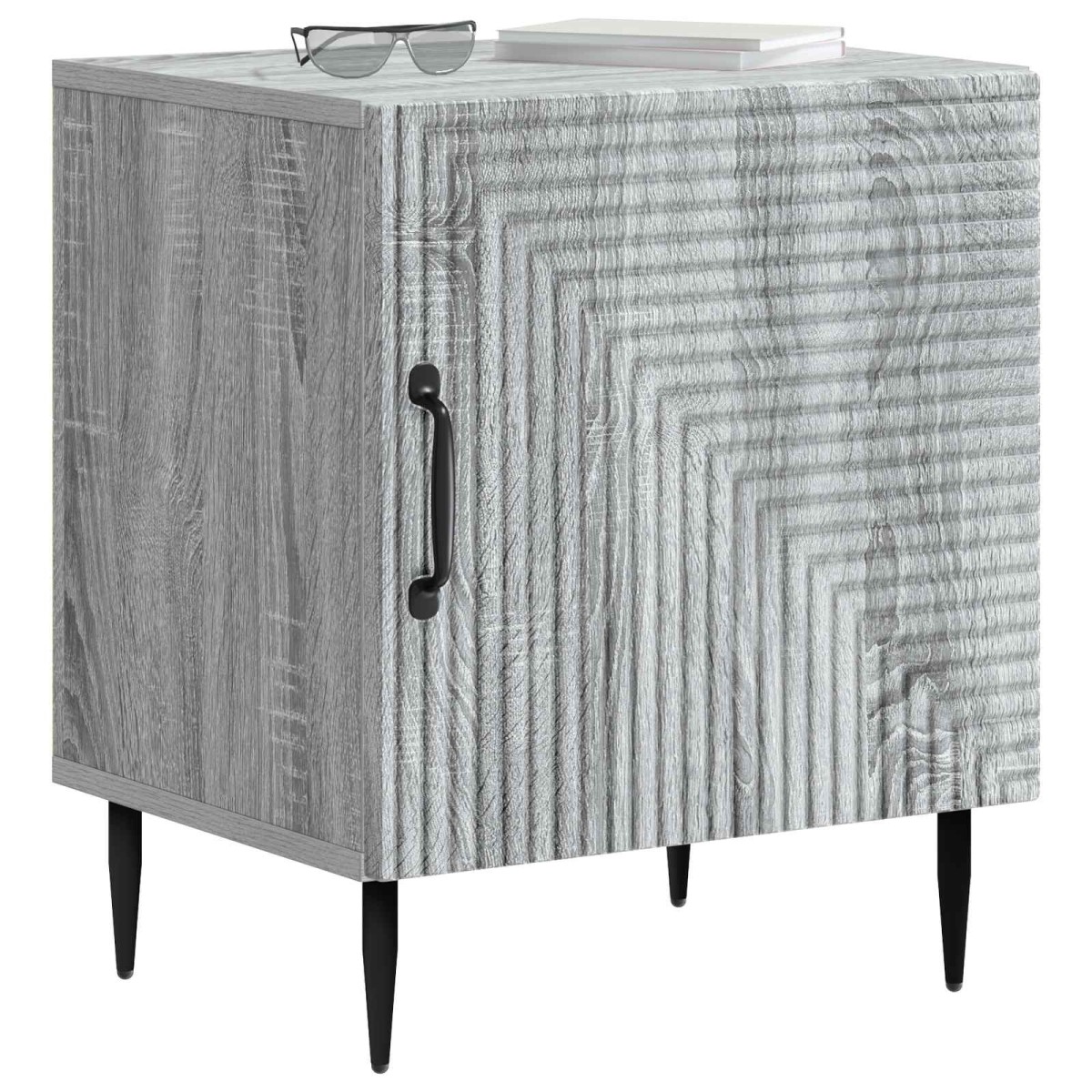 vidaXL Κομοδίνο Γκρι Sonoma 43 x 34,5 x 50 εκ Επεξεργασμένο Ξύλο