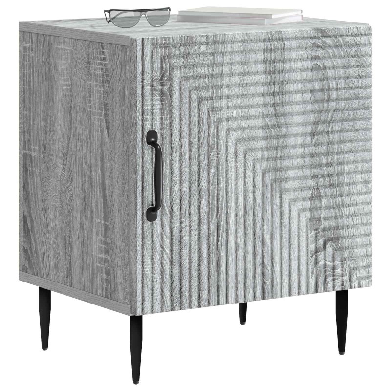 vidaXL Κομοδίνο Γκρι Sonoma 43 x 34,5 x 50 εκ Επεξεργασμένο Ξύλο