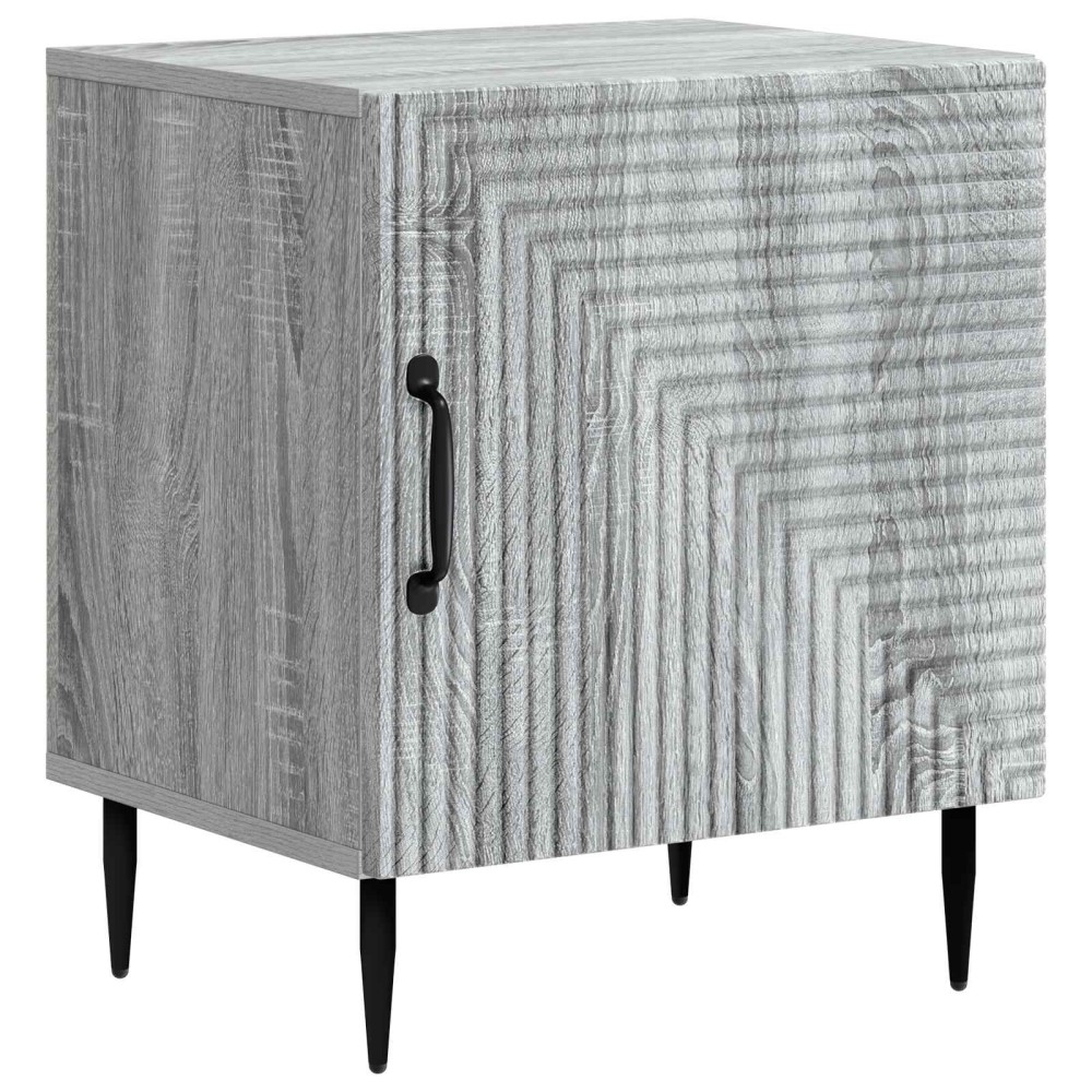 vidaXL Κομοδίνο Γκρι Sonoma 43 x 34,5 x 50 εκ Επεξεργασμένο Ξύλο