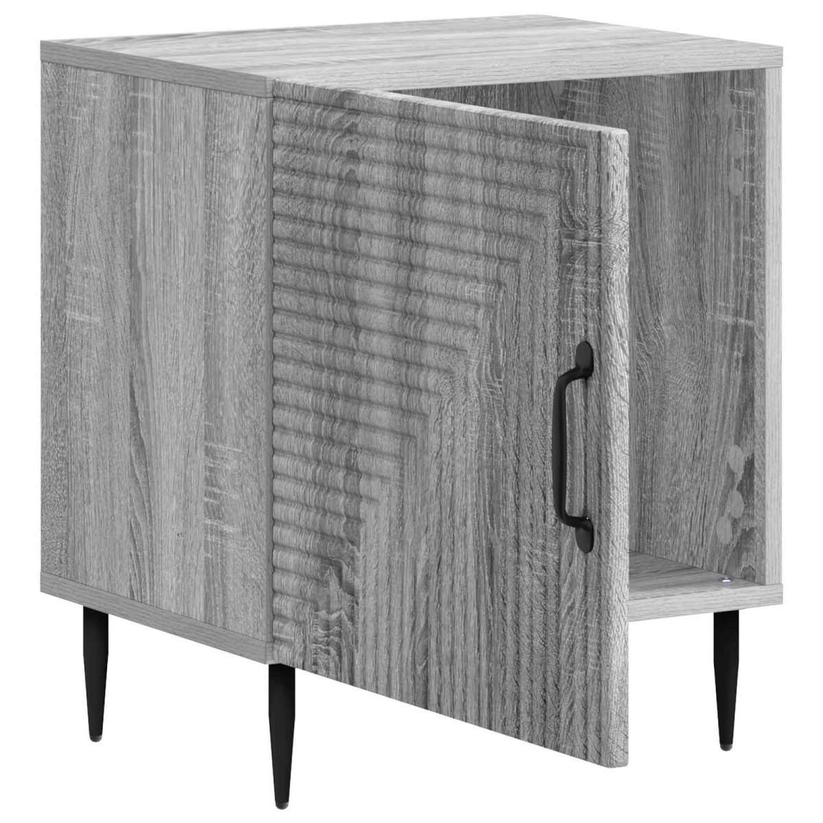 vidaXL Κομοδίνο Γκρι Sonoma 43 x 34,5 x 50 εκ Επεξεργασμένο Ξύλο