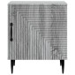 vidaXL Κομοδίνο Γκρι Sonoma 43 x 34,5 x 50 εκ Επεξεργασμένο Ξύλο