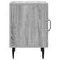 vidaXL Κομοδίνο Γκρι Sonoma 43 x 34,5 x 50 εκ Επεξεργασμένο Ξύλο