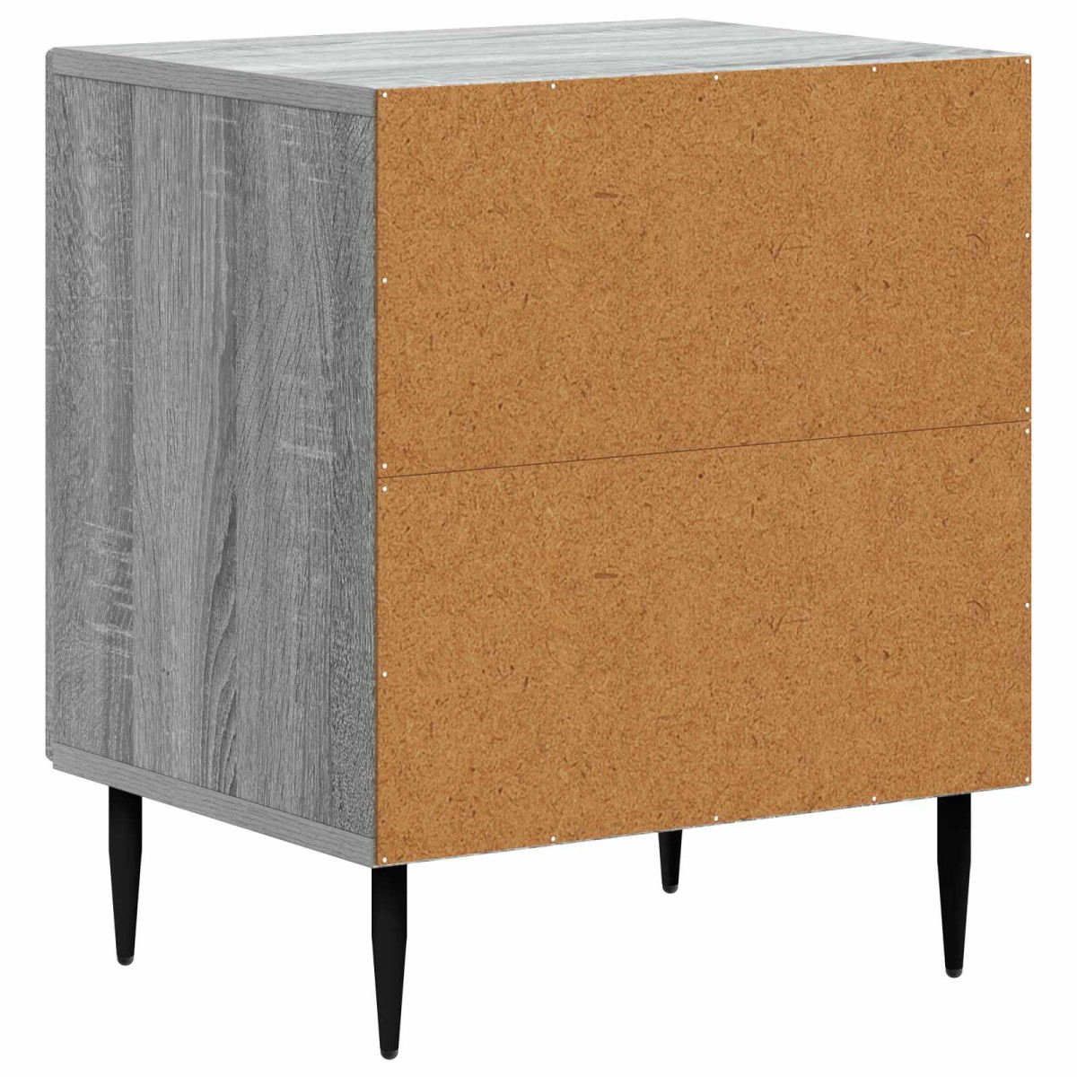 vidaXL Κομοδίνο Γκρι Sonoma 43 x 34,5 x 50 εκ Επεξεργασμένο Ξύλο