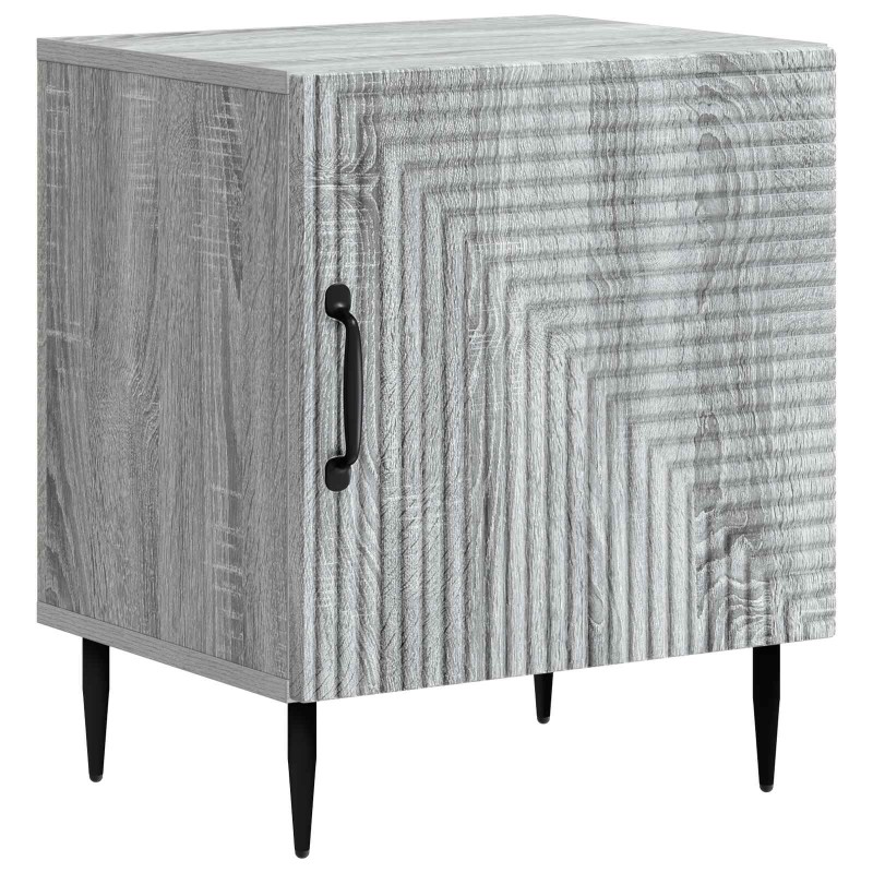 vidaXL Κομοδίνο Γκρι Sonoma 43 x 34,5 x 50 εκ Επεξεργασμένο Ξύλο