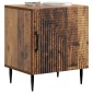 vidaXL Κομοδίνο Παλαιωμένο ξύλο 43 x 34,5 x 50 εκ Επεξεργασμένο Ξύλο