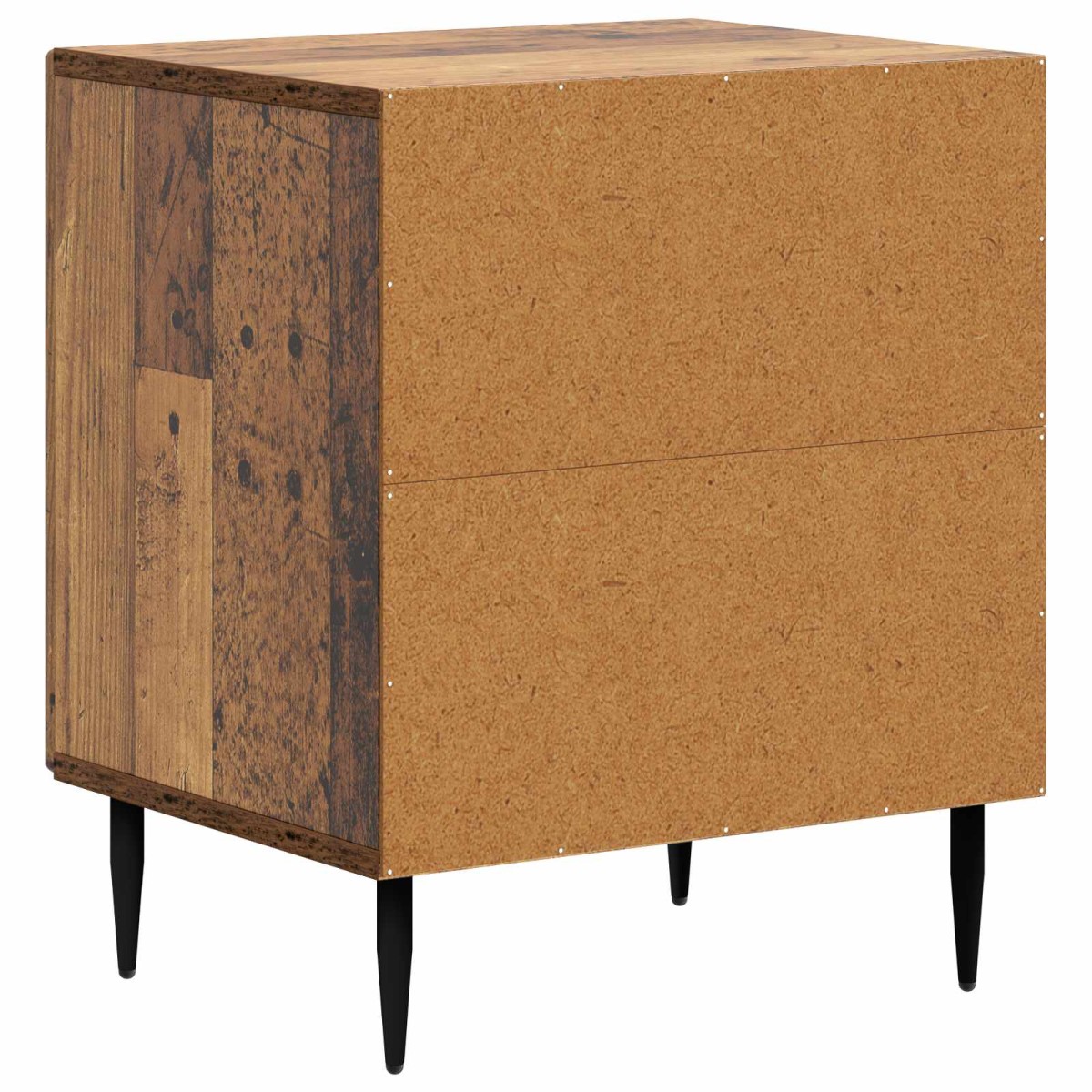 vidaXL Κομοδίνο Παλαιωμένο ξύλο 43 x 34,5 x 50 εκ Επεξεργασμένο Ξύλο