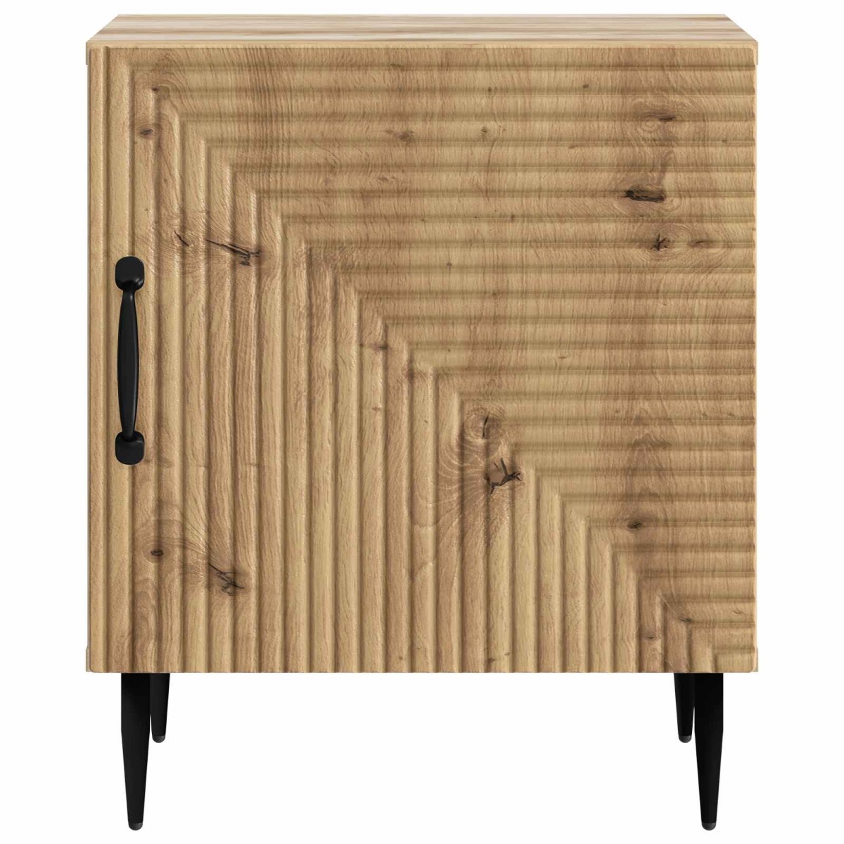 vidaXL Κομοδίνο Artisan Δρυς 43 x 34,5 x 50 εκ Επεξεργασμένο Ξύλο
