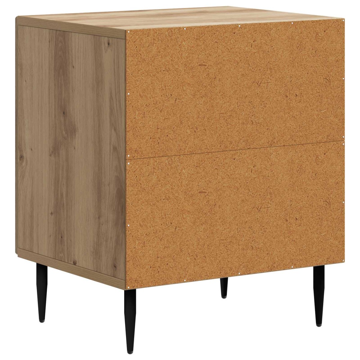 vidaXL Κομοδίνο Artisan Δρυς 43 x 34,5 x 50 εκ Επεξεργασμένο Ξύλο