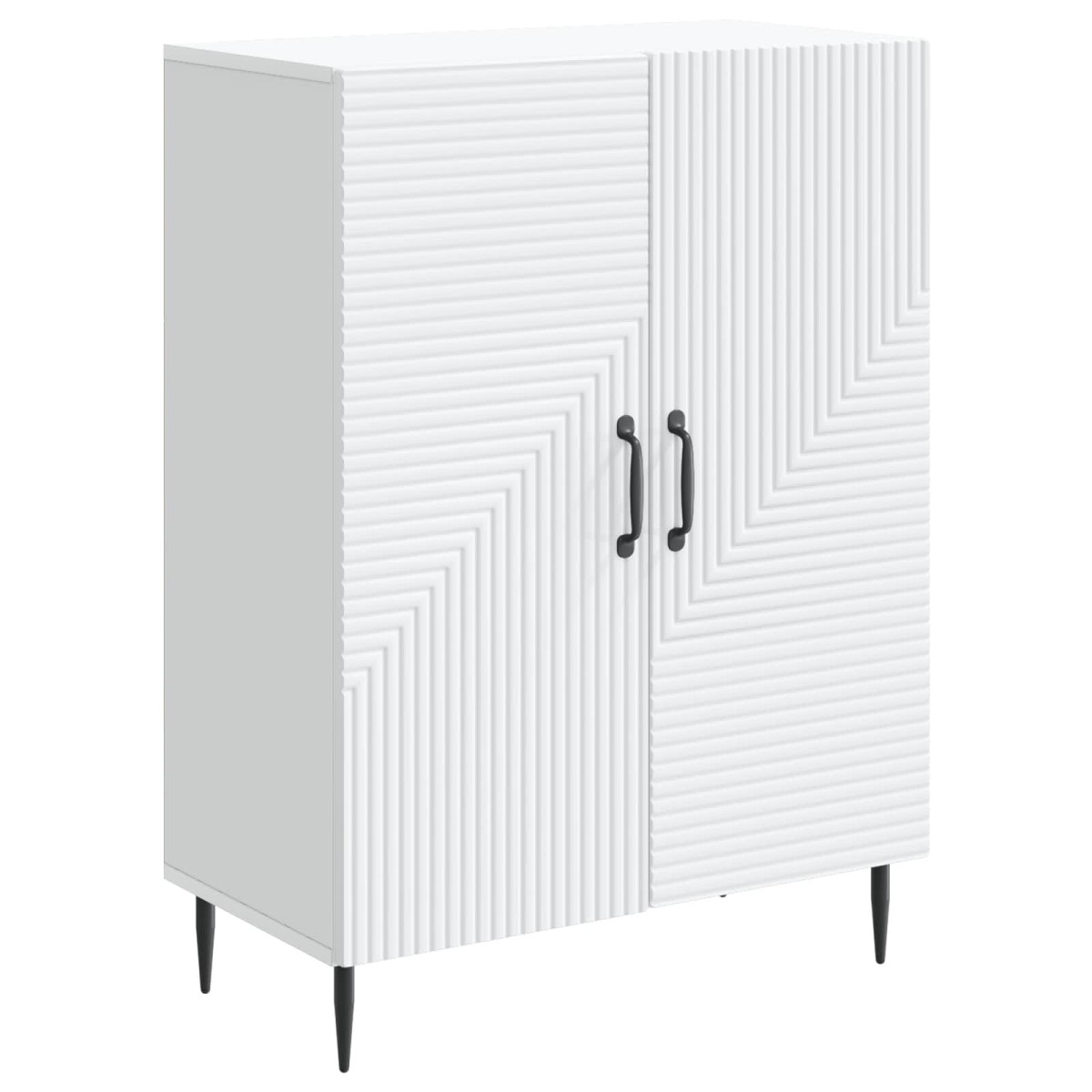 vidaXL Πλαϊνό γραφείο Λευκό 66 x 34,5 x 89,5 εκ Επεξεργασμένο Ξύλο
