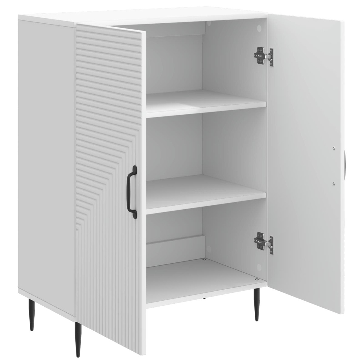 vidaXL Πλαϊνό γραφείο Λευκό 66 x 34,5 x 89,5 εκ Επεξεργασμένο Ξύλο