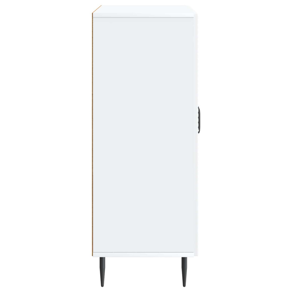 vidaXL Πλαϊνό γραφείο Λευκό 66 x 34,5 x 89,5 εκ Επεξεργασμένο Ξύλο