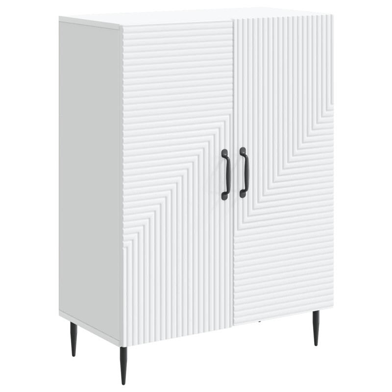 vidaXL Πλαϊνό γραφείο Λευκό 66 x 34,5 x 89,5 εκ Επεξεργασμένο Ξύλο