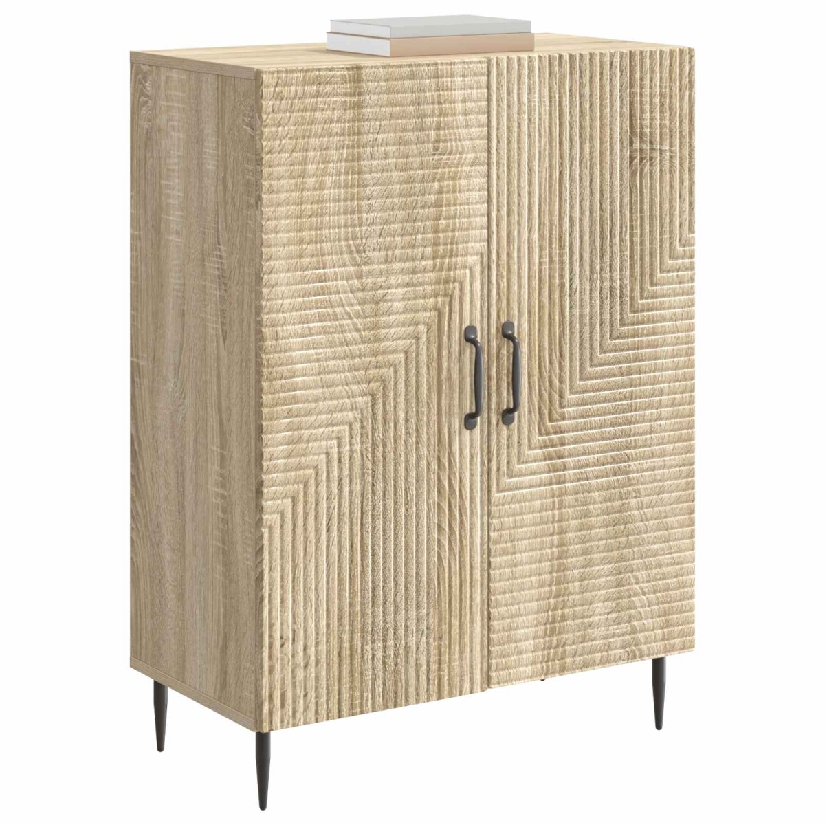 vidaXL Πλαϊνό γραφείο Sonoma Δρυς 66 x 34,5 x 89,5 εκ