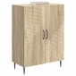 vidaXL Πλαϊνό γραφείο Sonoma Δρυς 66 x 34,5 x 89,5 εκ