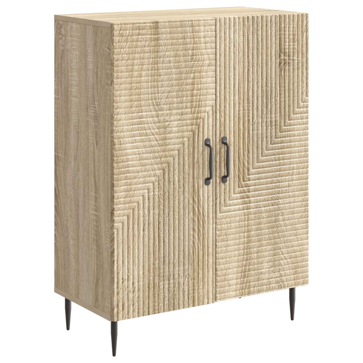 vidaXL Πλαϊνό γραφείο Sonoma Δρυς 66 x 34,5 x 89,5 εκ