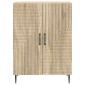 vidaXL Πλαϊνό γραφείο Sonoma Δρυς 66 x 34,5 x 89,5 εκ