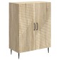 vidaXL Πλαϊνό γραφείο Sonoma Δρυς 66 x 34,5 x 89,5 εκ