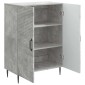 vidaXL Πλαϊνό γραφείο Γκρι Σκυροδέματος 66 x 34,5 x 89,5 εκ