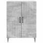 vidaXL Πλαϊνό γραφείο Γκρι Σκυροδέματος 66 x 34,5 x 89,5 εκ