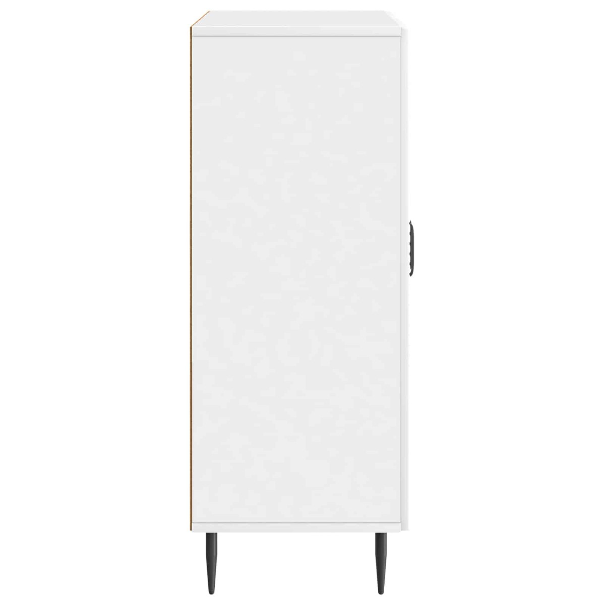 vidaXL Πλαϊνό γραφείο Γυαλιστερό Λευκό 66 x 34,5 x 89,5 εκ