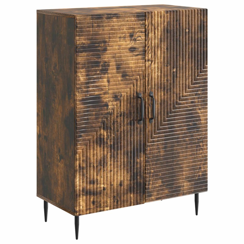 vidaXL Πλαϊνό γραφείο Καπνισμένο Ξύλο Δρυός 66 x 34,5 x 89,5 εκ
