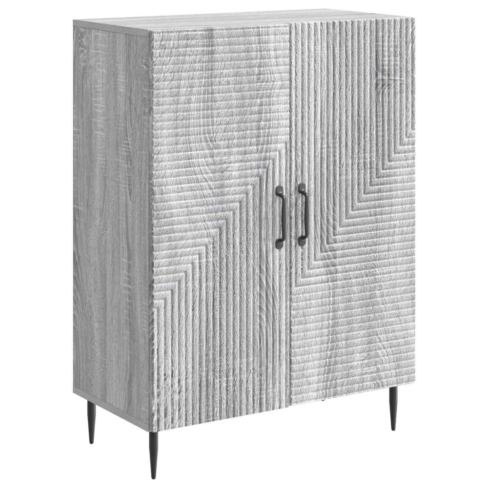 vidaXL Πλαϊνό γραφείο Γκρι Sonoma 66 x 34,5 x 89,5 εκ