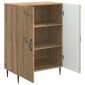 vidaXL Πλαϊνό γραφείο Artisan Δρυς 66 x 34,5 x 89,5 εκ