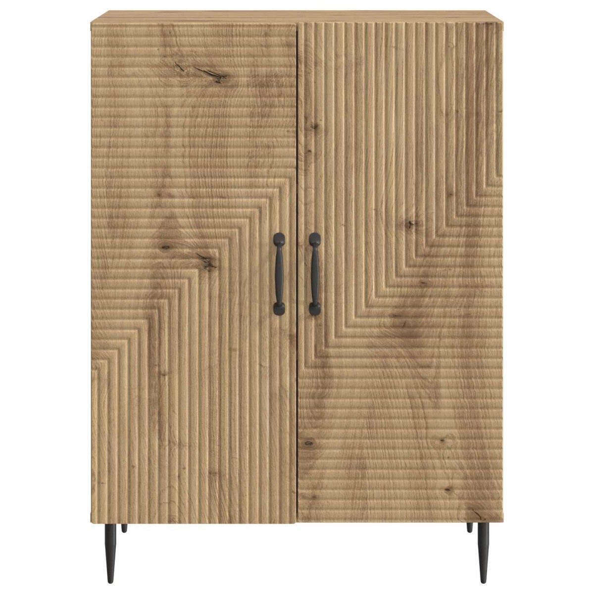 vidaXL Πλαϊνό γραφείο Artisan Δρυς 66 x 34,5 x 89,5 εκ
