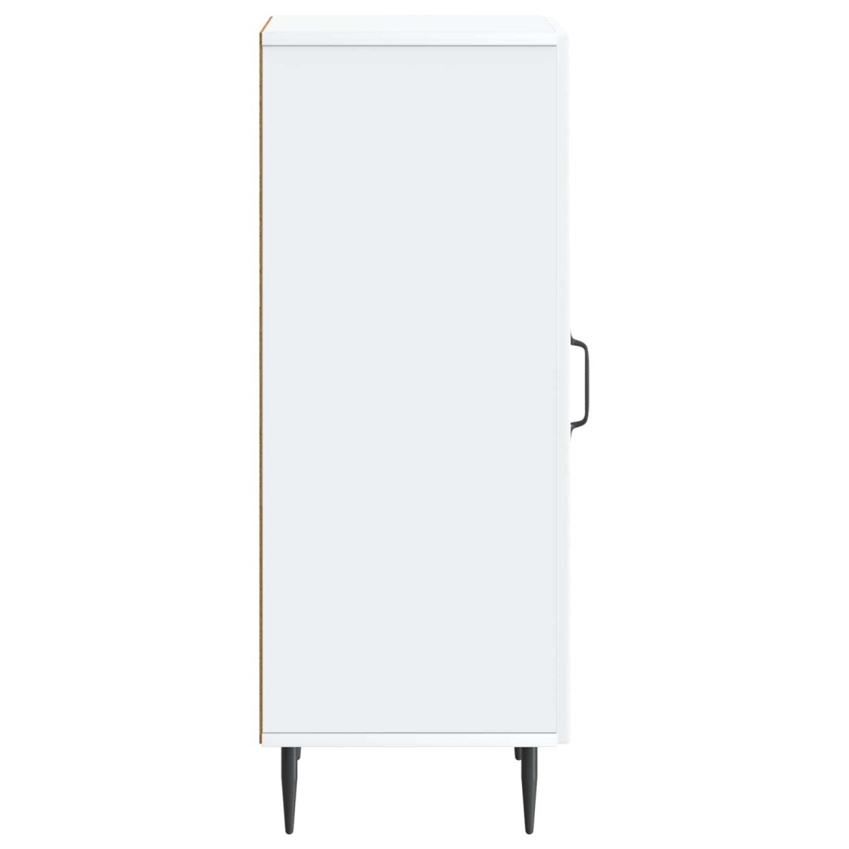 vidaXL Πλαϊνό γραφείο Λευκό 33 x 34,5 x 89,5 εκ Επεξεργασμένο Ξύλο
