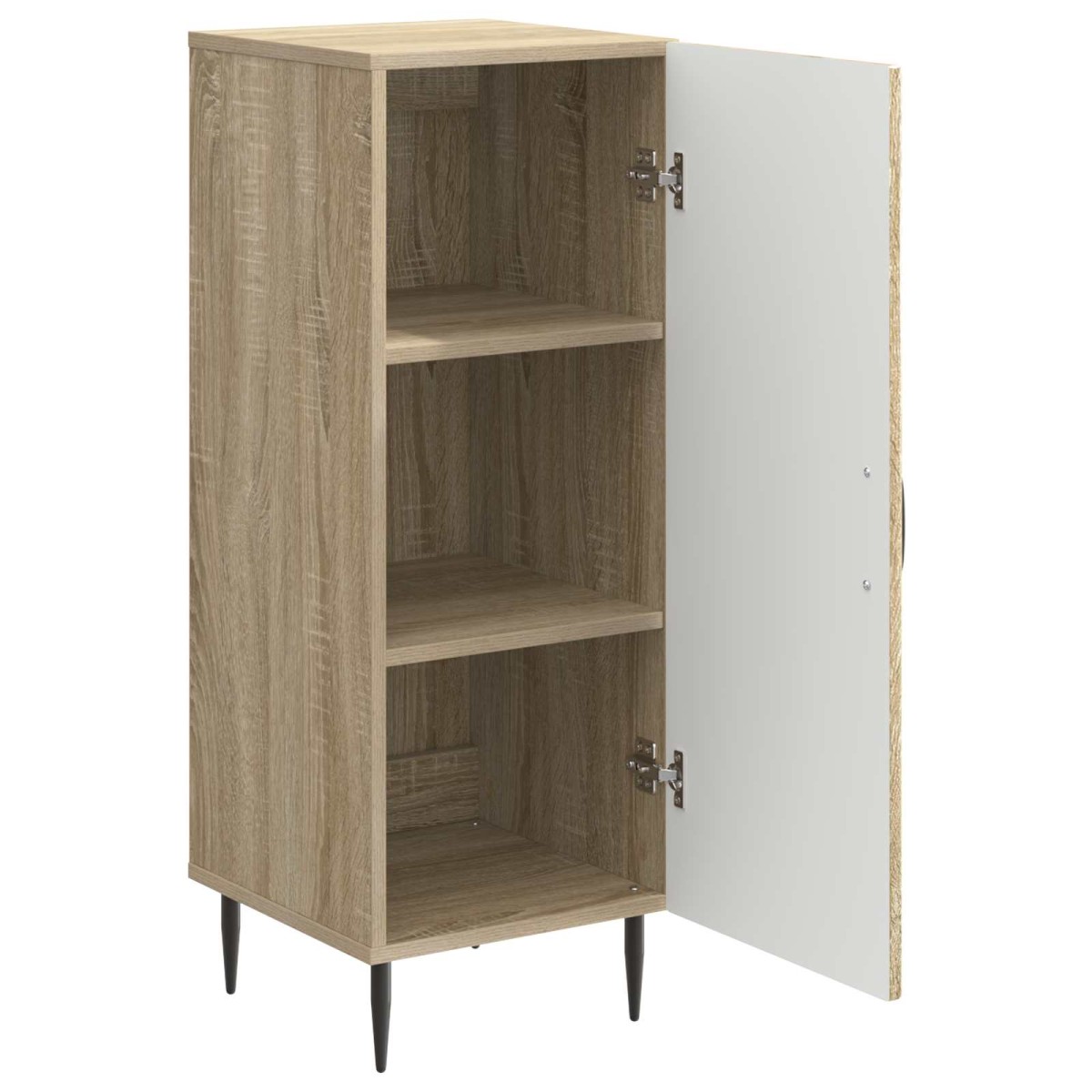 vidaXL Πλαϊνό γραφείο Sonoma Δρυς 33 x 34,5 x 89,5 εκ