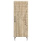 vidaXL Πλαϊνό γραφείο Sonoma Δρυς 33 x 34,5 x 89,5 εκ