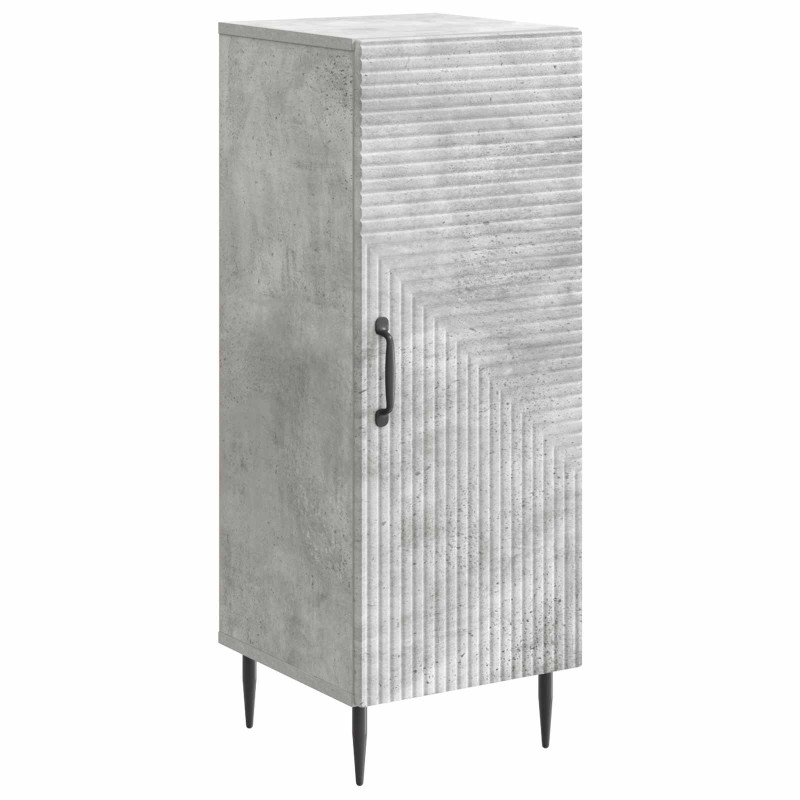 vidaXL Πλαϊνό γραφείο Γκρι Σκυροδέματος 33 x 34,5 x 89,5 εκ