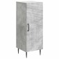 vidaXL Πλαϊνό γραφείο Γκρι Σκυροδέματος 33 x 34,5 x 89,5 εκ