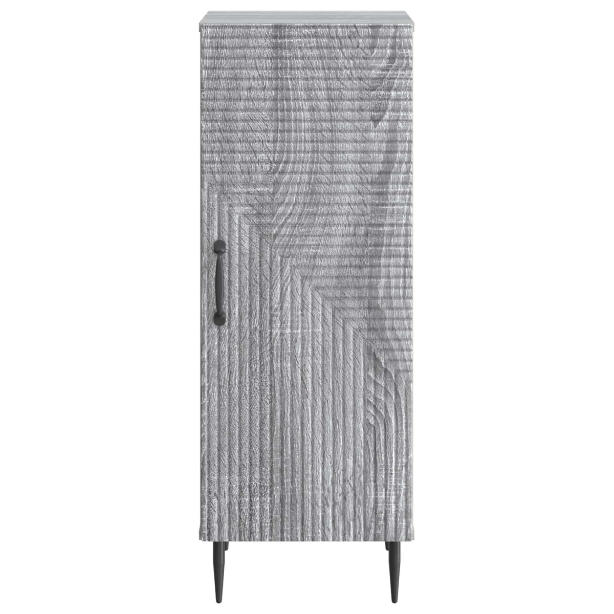 vidaXL Πλαϊνό γραφείο Γκρι Sonoma 33 x 34,5 x 89,5 εκ