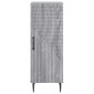 vidaXL Πλαϊνό γραφείο Γκρι Sonoma 33 x 34,5 x 89,5 εκ