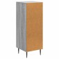 vidaXL Πλαϊνό γραφείο Γκρι Sonoma 33 x 34,5 x 89,5 εκ