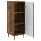 vidaXL Πλαϊνό γραφείο Παλαιωμένο ξύλο 33 x 34,5 x 89,5 εκ