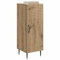 vidaXL Πλαϊνό γραφείο Artisan Δρυς 33 x 34,5 x 89,5 εκ