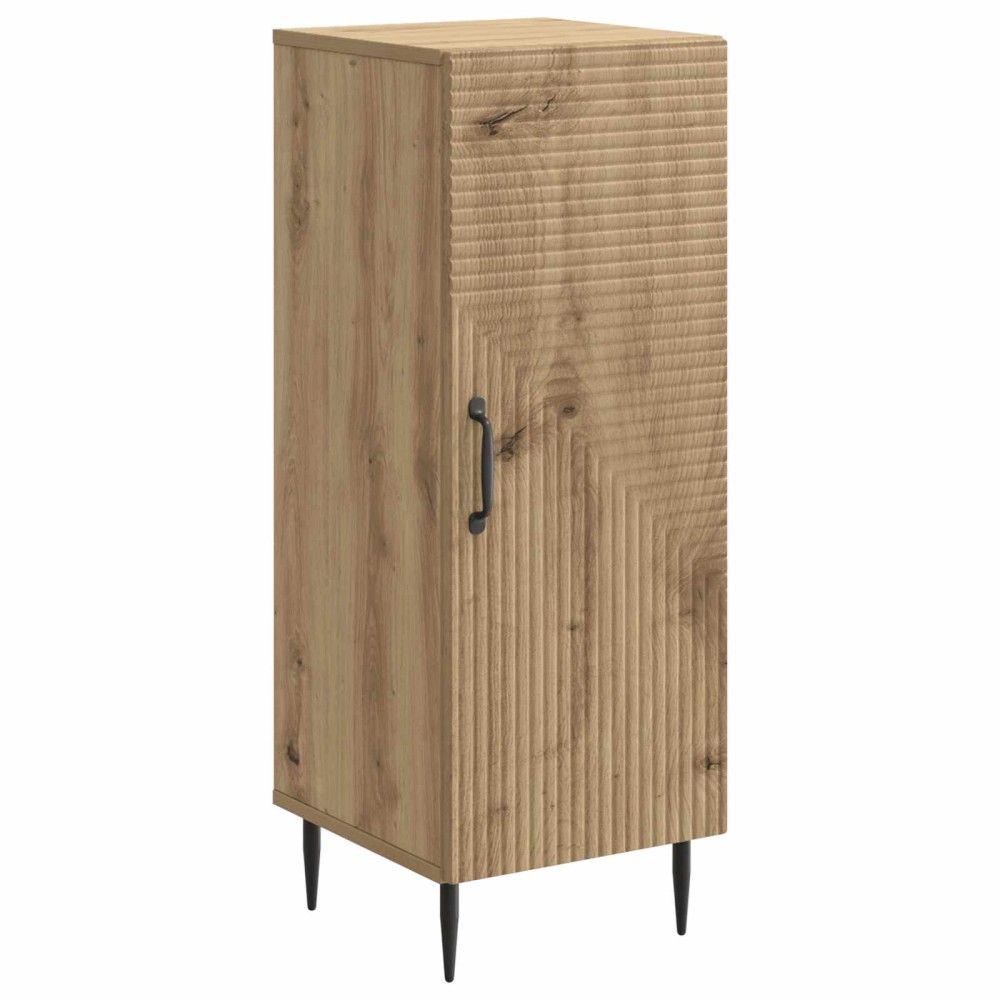 vidaXL Πλαϊνό γραφείο Artisan Δρυς 33 x 34,5 x 89,5 εκ
