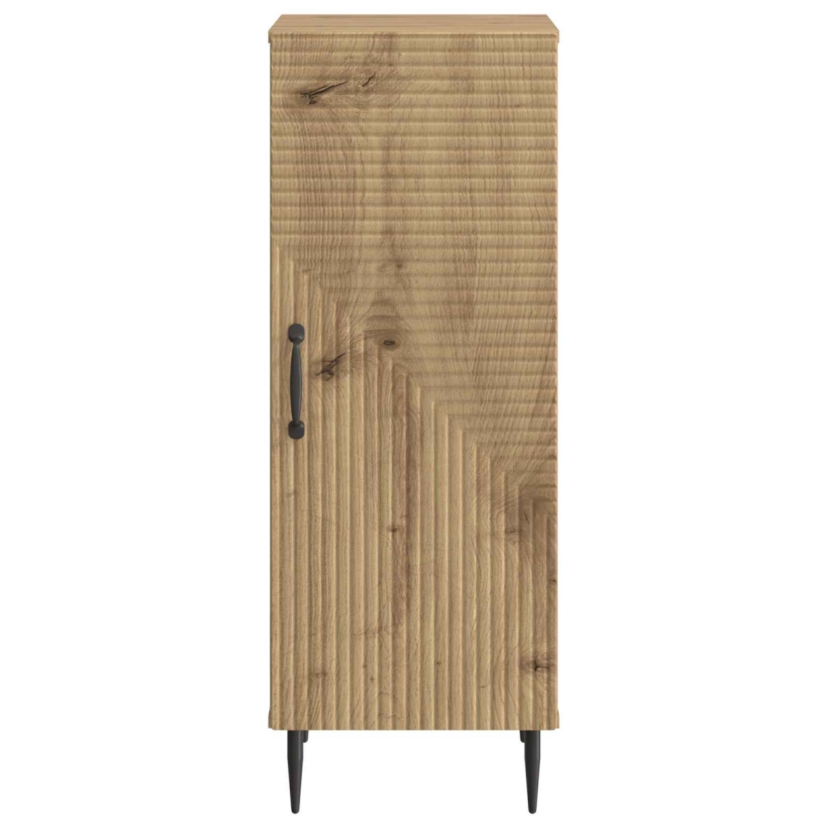 vidaXL Πλαϊνό γραφείο Artisan Δρυς 33 x 34,5 x 89,5 εκ