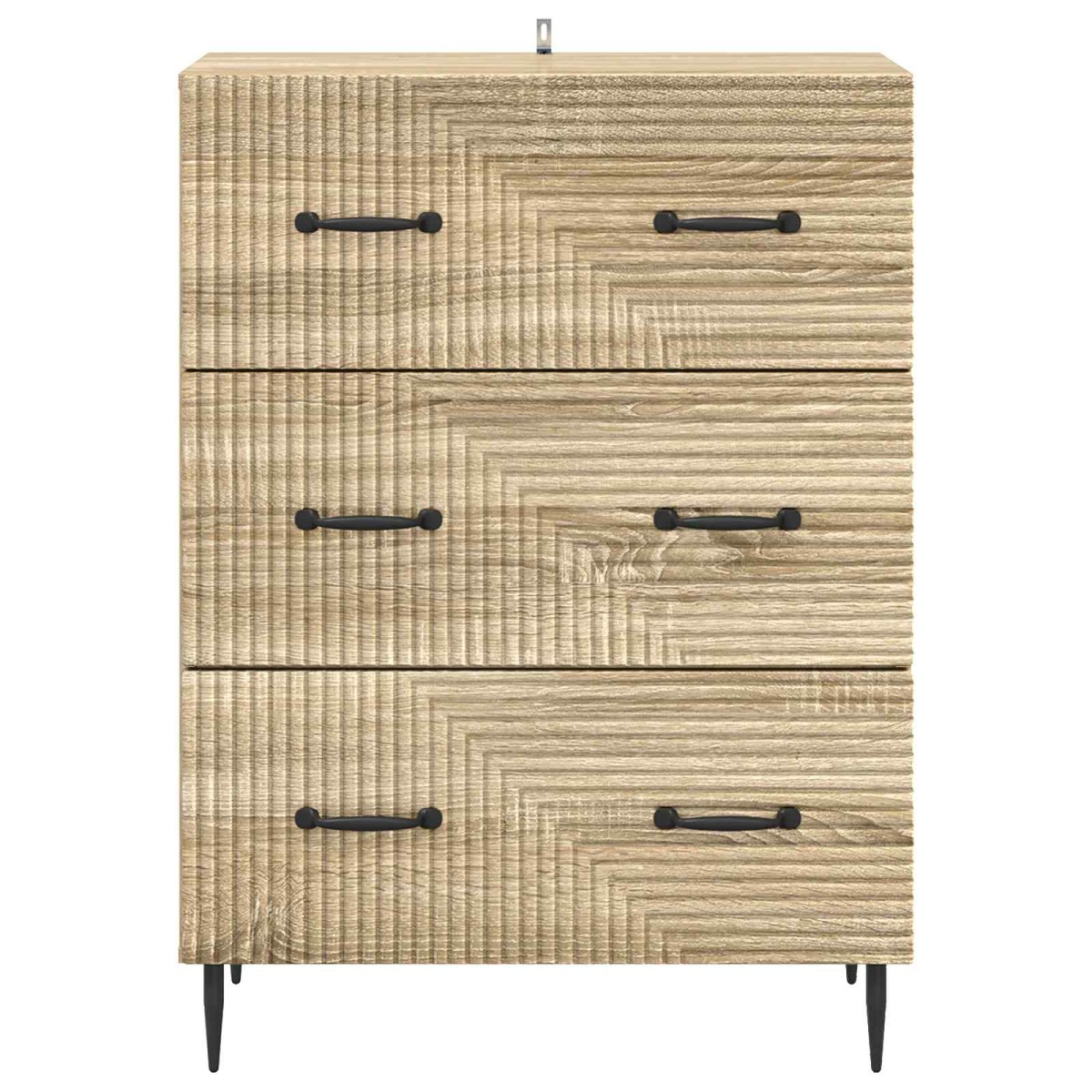 vidaXL Ντουλάπι με Συρτάρια Sonoma Δρυς 66 x 34,5 x 89,5 εκ